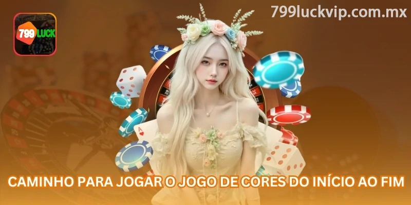 Caminho para jogar Color Game do início ao fim: escolha, aposta, rodada e resultado final.
