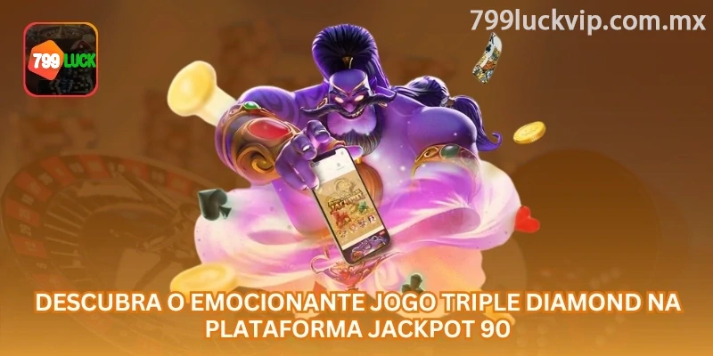 Triple Diamond representa o estilo clássico de slot, com símbolos simples e foco em combinações diretas nas linhas de pagamento.